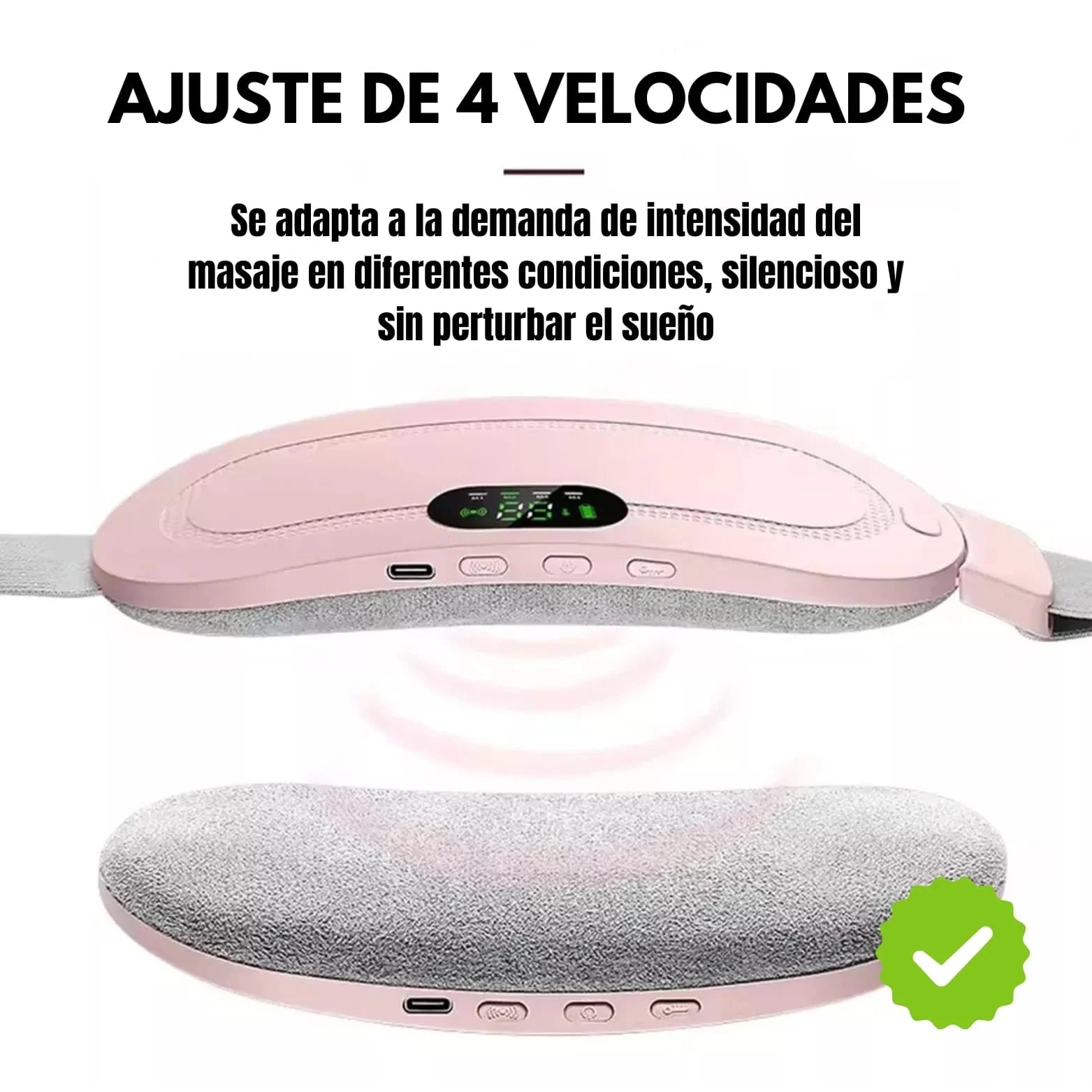 TermoWave® Cinturón Térmico Inteligente para Alivio de Cólicos Menstruales