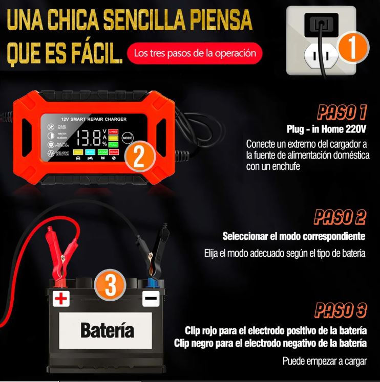 El cargador inteligente que revive tu auto🔋🚗