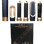 Secador y Rizador 5 en 1: Peinado Perfecto en Minutos