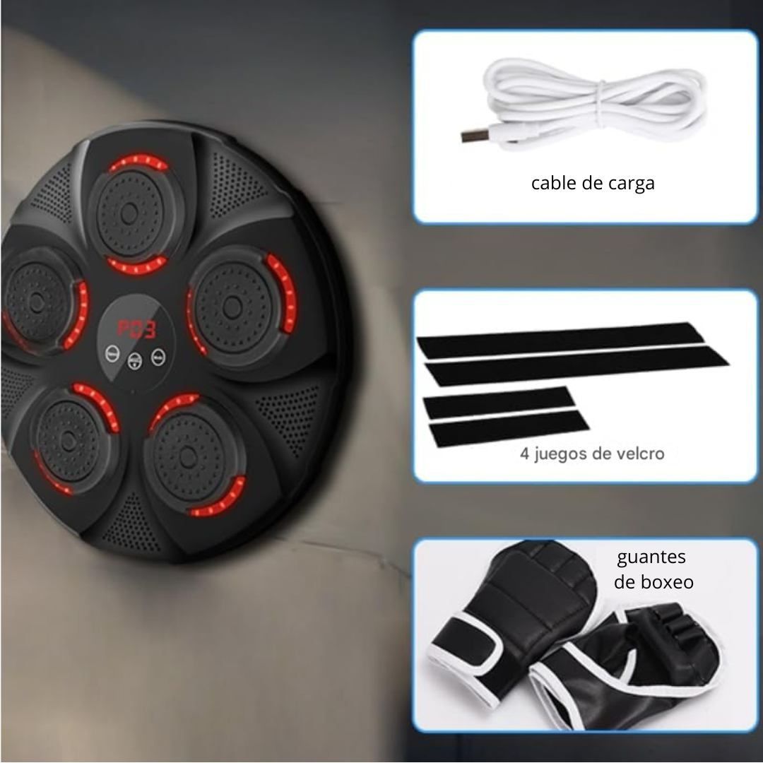 TABLERO DE BOXEO MUSICAL INTELIGENTE