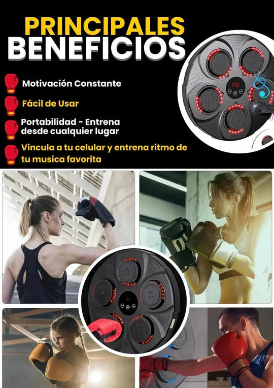 TABLERO DE BOXEO MUSICAL INTELIGENTE
