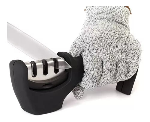 Afilador De Cuchillos PROFESIONAL🔪 3 en 1