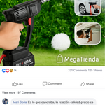 HIDROLAVADORA RECARGABLE INALÁMBRICA