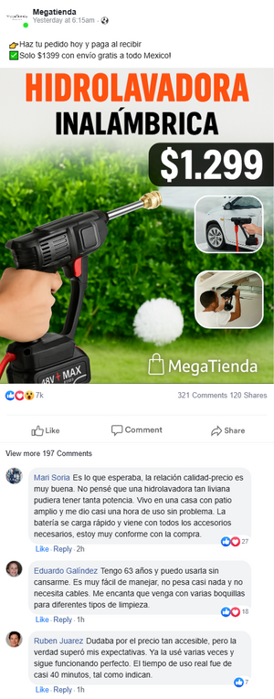 HIDROLAVADORA RECARGABLE INALÁMBRICA